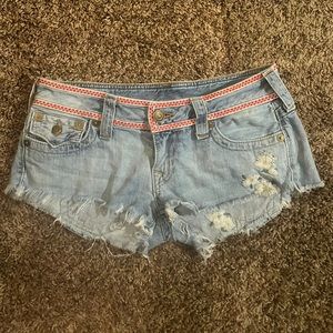 True religion Jean shorts